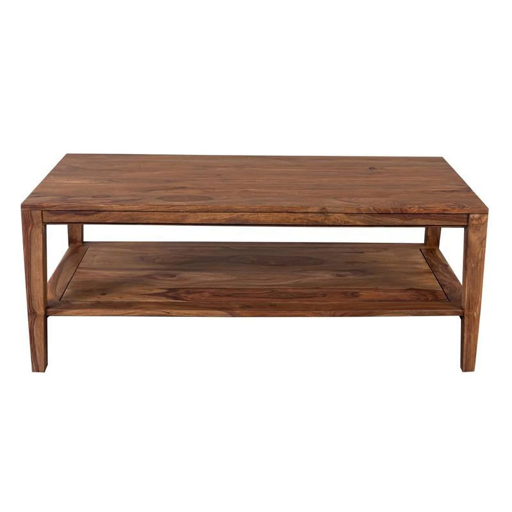 Solid Sheesham Wood Coffee Table Y952503