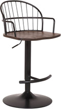 Black Powder Coated Adjustable Barstool G20440