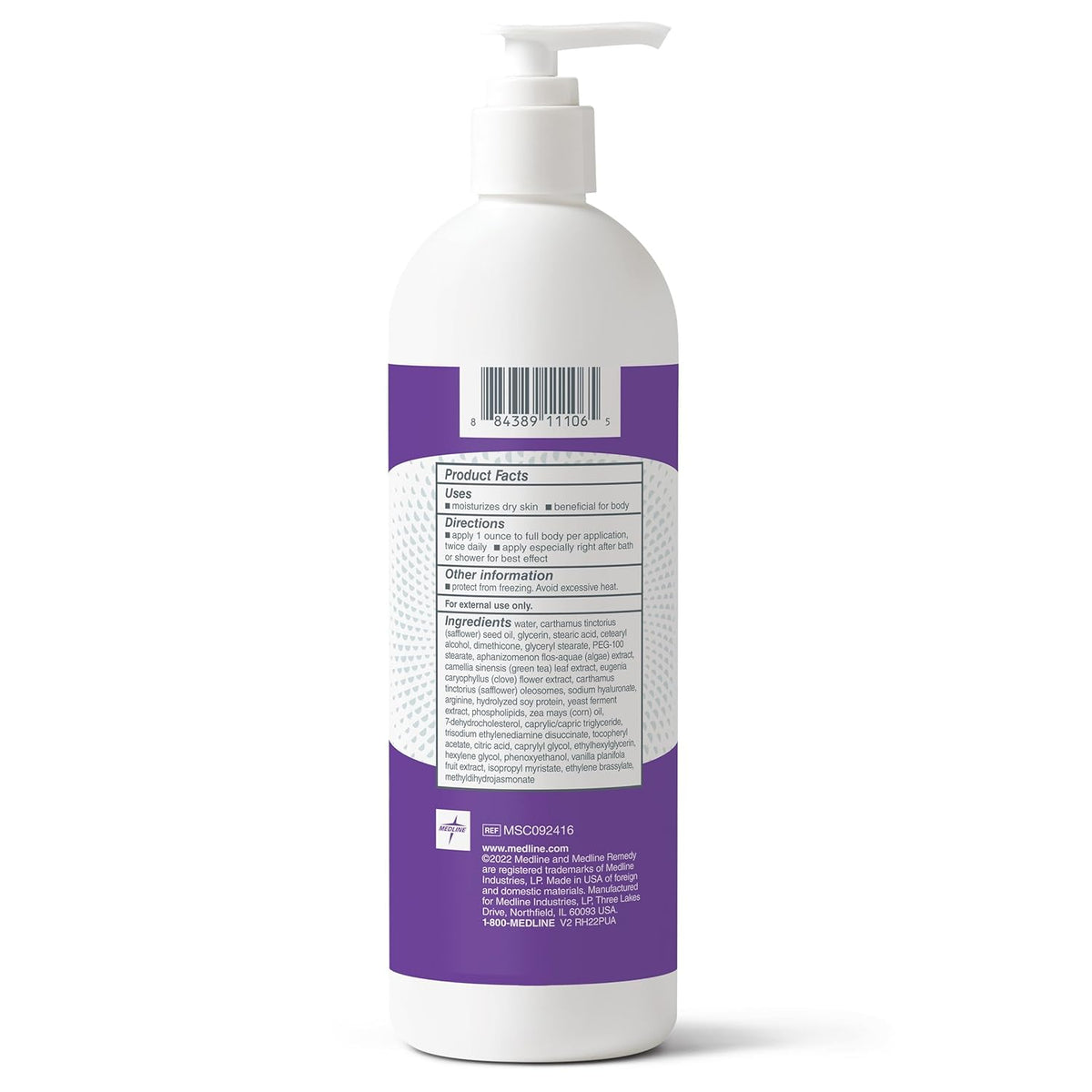 Vanilla Scent Clinical Skin Cream, 16 fl oz, Hypoallergenic Moisturizer T10166