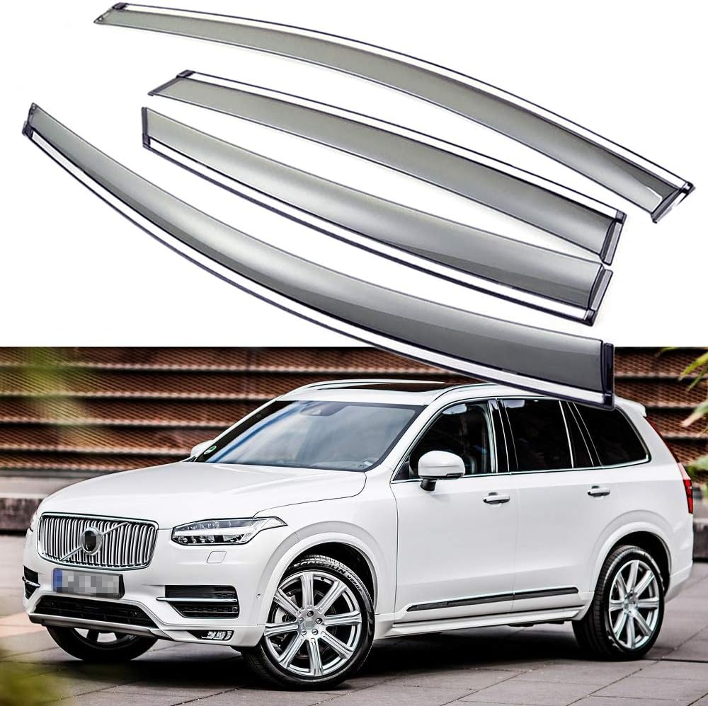 Car Window Visor Vent Shade Deflector Sun/Rain Guards E6119