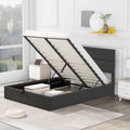 Upholstered Full Storage Platform Bed Y98525