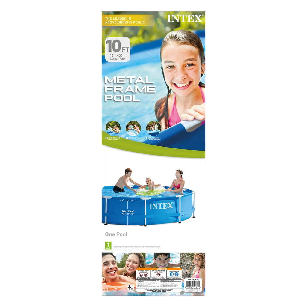 10 Ft x 30 In Round Above Ground Swimming Pool R721748