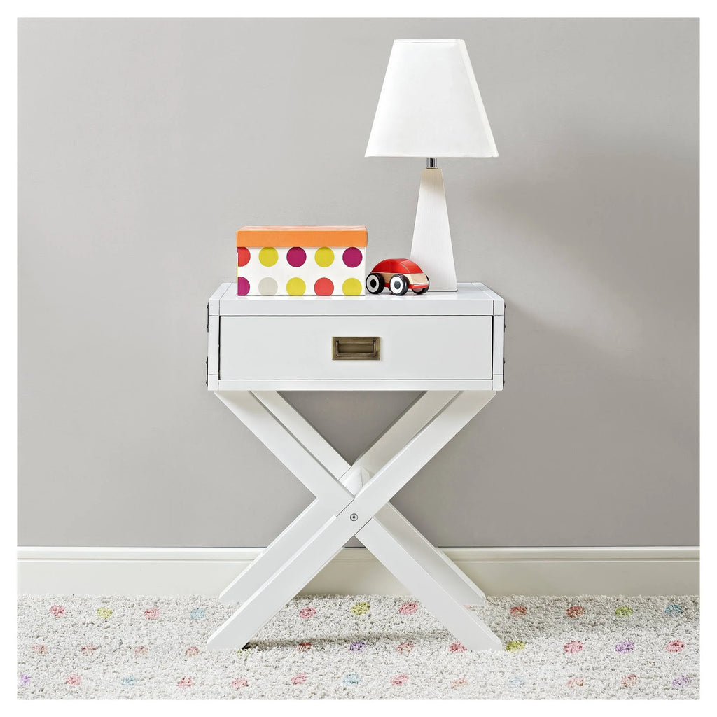 White Nightstand W20068