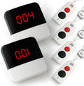 Caregiver Pager with 4 SOS Call Buttons 2 Receivers Z7352