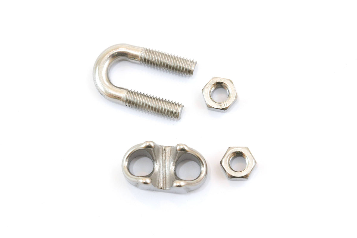 Stainless Steel Wire Rope Cable Clips 3/16 Inches M605385