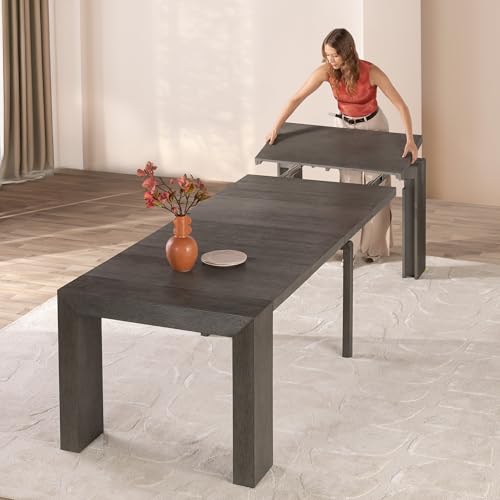 Extendable Solid Wood Dining Table R258542