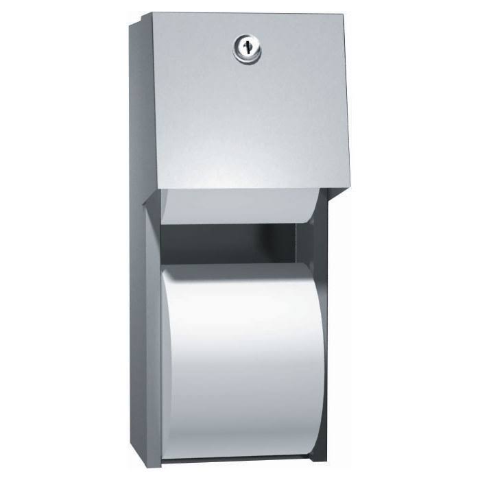 Surface Mounted Dual Roll Toilet Tissue Dispenser J955