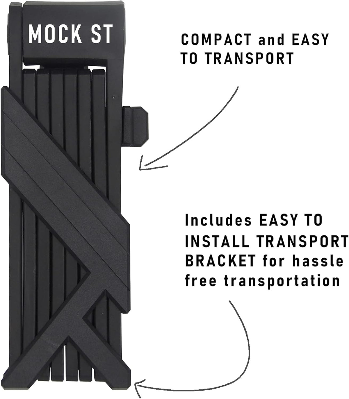 Bike Chain Folding Lock Pack of 2 U335319