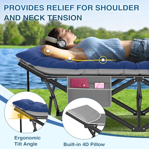 Camping Cot with Mattress D8866
