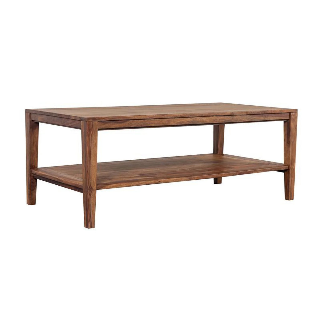 Solid Sheesham Wood Coffee Table Y952503