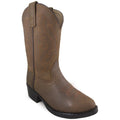 Denver Brown Oiled Leather Western Boots L52279