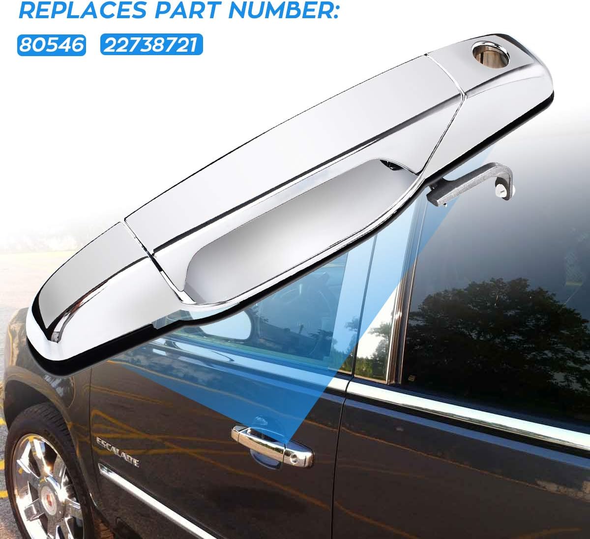 Outside Exterior Door Handle Front Driver Side Replacement Pack of 2 G590