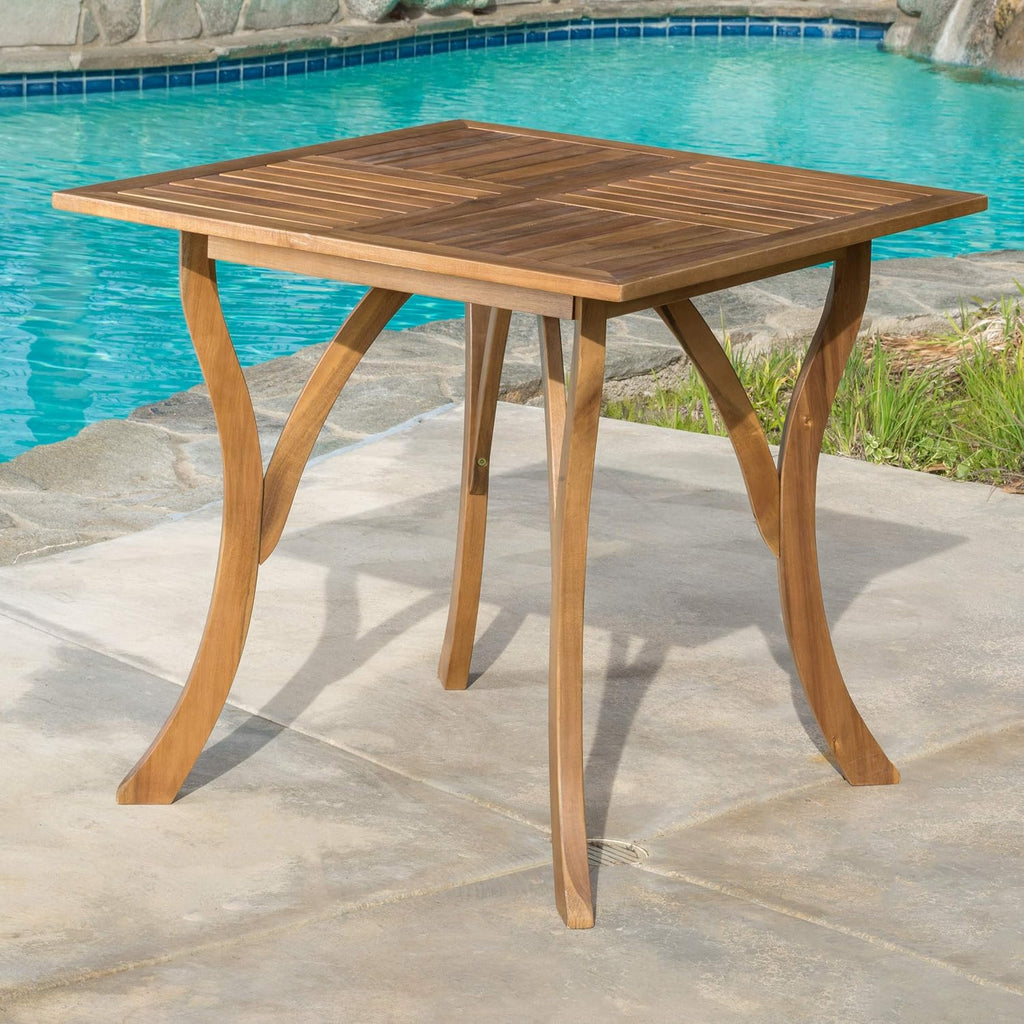 5-Pcs Acacia Wood Dining Set C36394