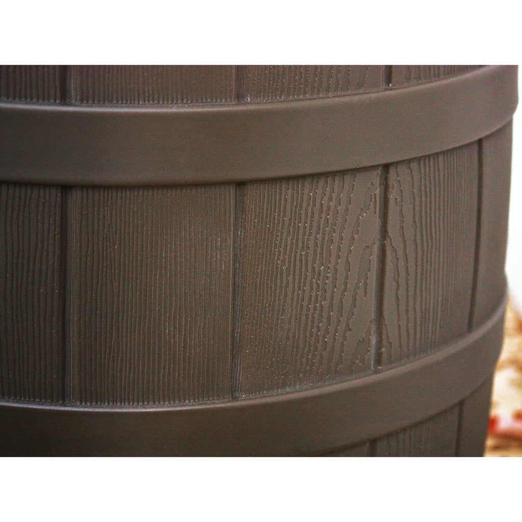 50 Gallon Plastic Rain Barrel with Brass Spigot (5 Pack) A46107