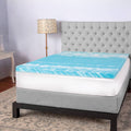 Gel Swirl Memory Foam King Mattress Topper O59753