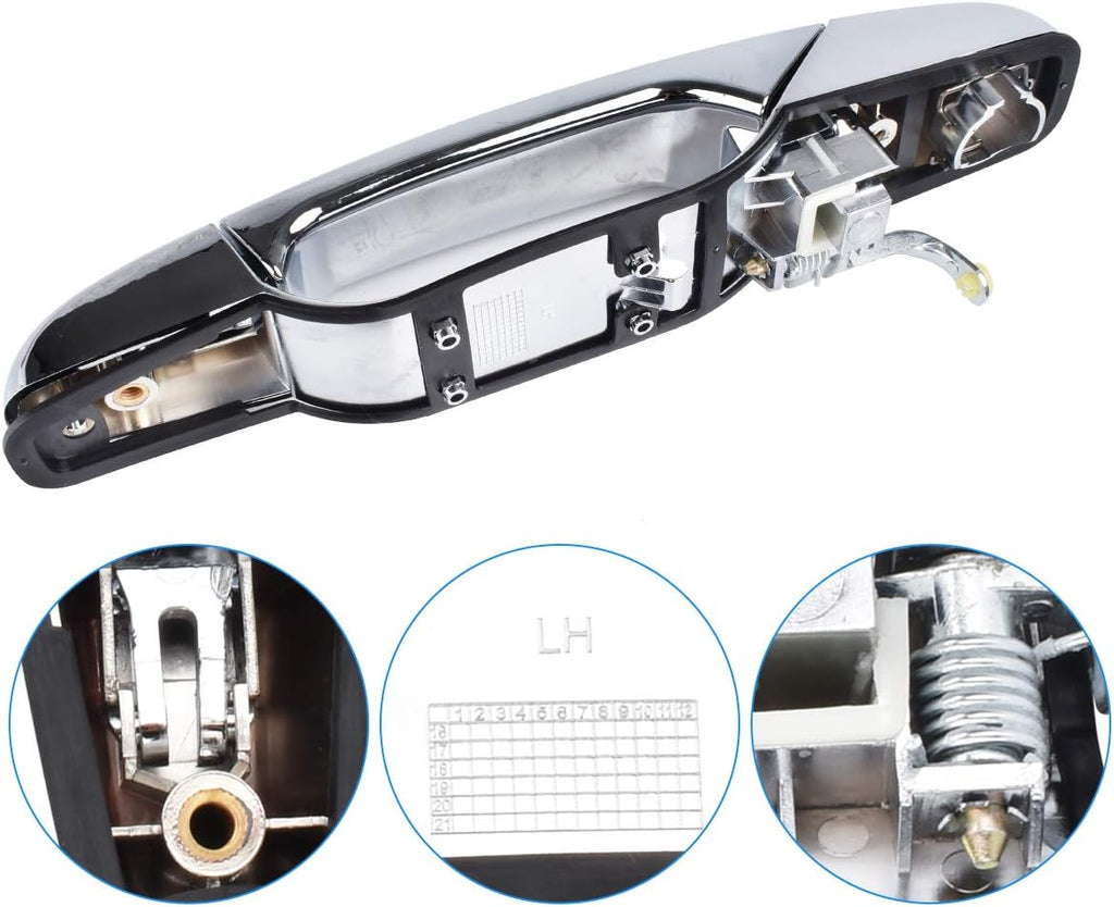Outside Exterior Door Handle Front Driver Side Replacement Pack of 2 G590