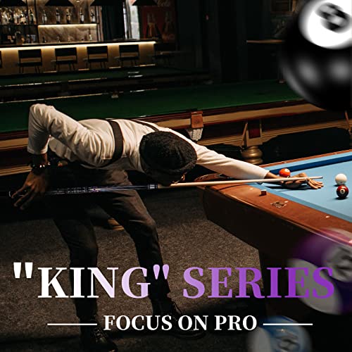 58 Inch Pool Cue Stick Set with Black Pool Cue Case D387