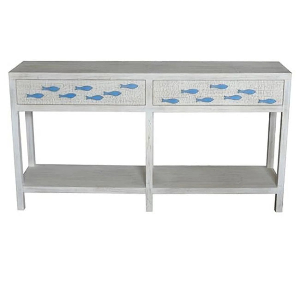Antique White 2 Drawer Console M544240