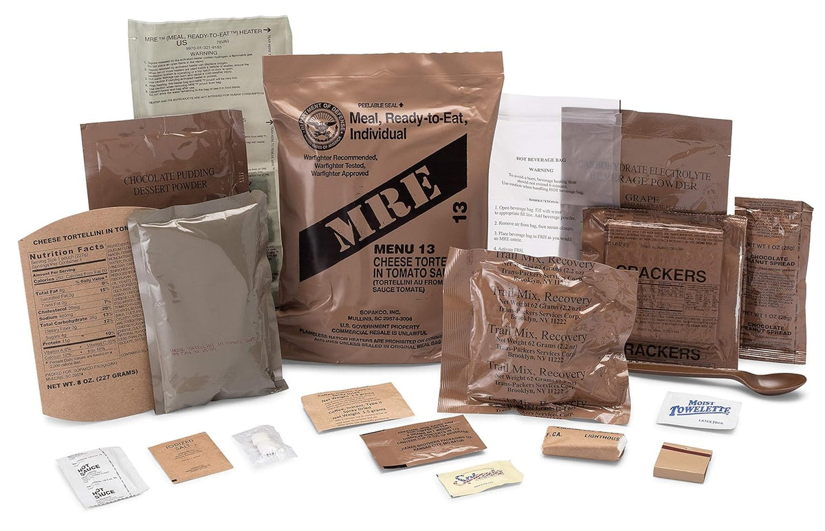 12 ct MRE Meals Ready to Eat Case Menus 13-24 Q44212