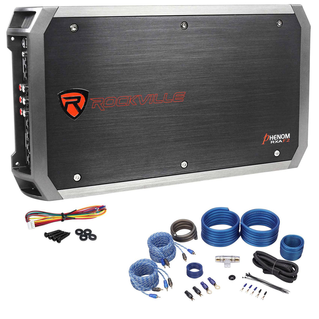 2400 Watt Peak 4 Channel Car Stereo Amplifier with Amp Kit P53267