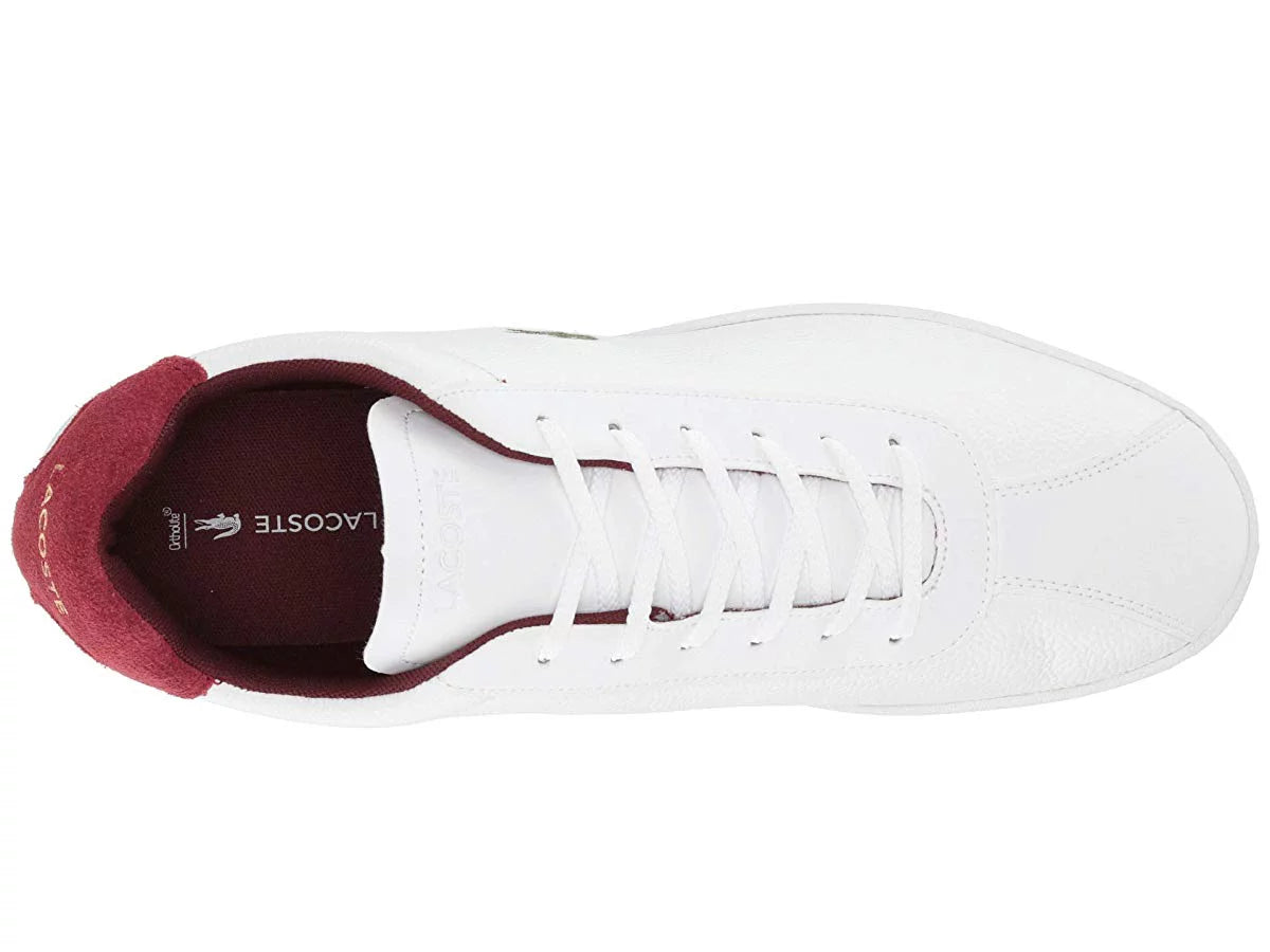 White Dark Red Sneakers I708
