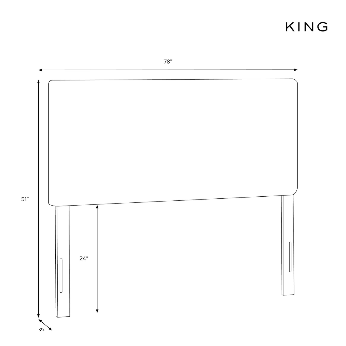 Navy Velvet Headboard L24732