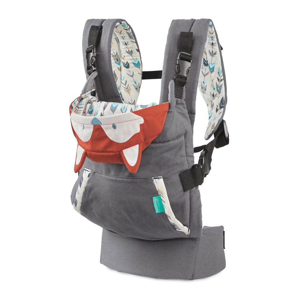 Ergonomic Hoodie Baby Carrier, 2-Position, 12-40lb X986433
