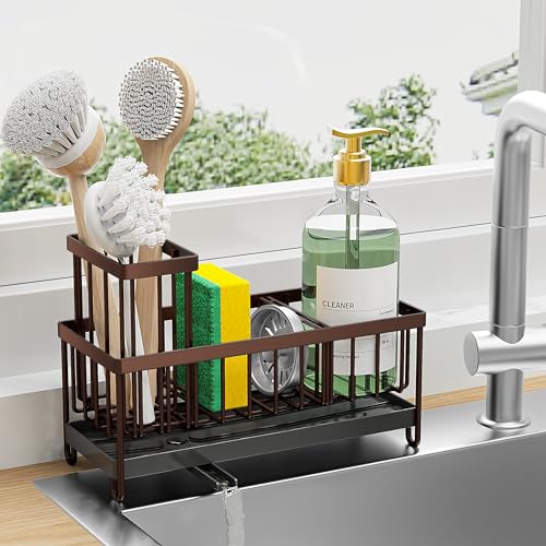 Sponge Holder Kitchen Sink Organizer 304 Stainless Steel N495
