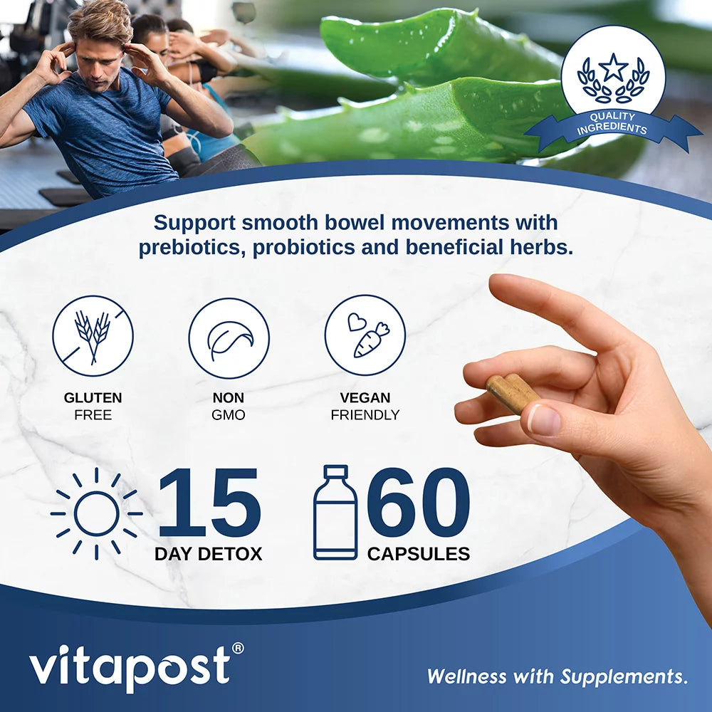 60 Capsules Digestive Cleanse Supplement V5924