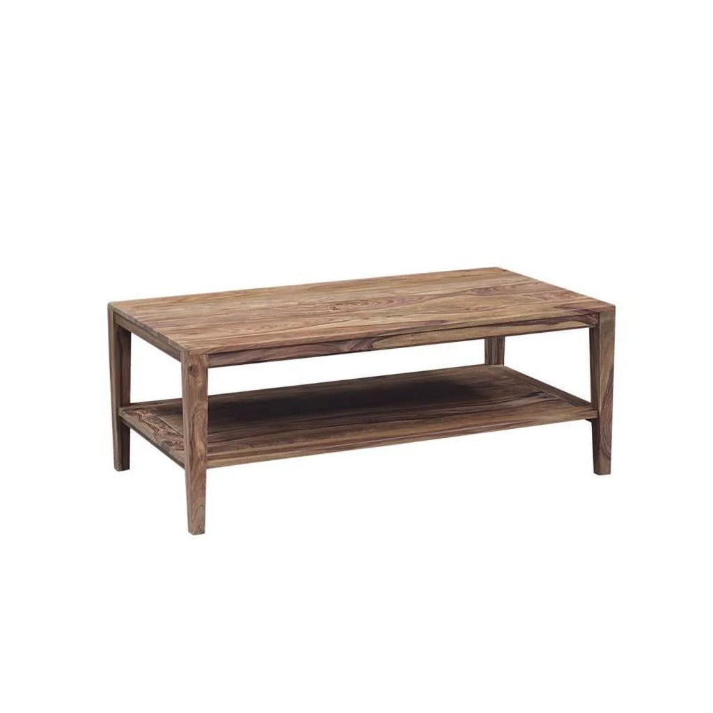 Solid Sheesham Wood Coffee Table Y952503
