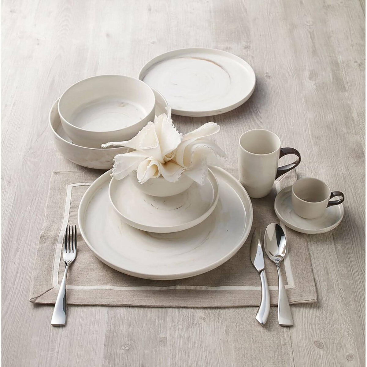 Stainless Steel Satin Table Forks, Set of 12 G6111