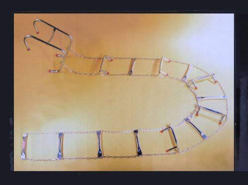 3 Story Steel Chain Fire Escape Ladder P827957