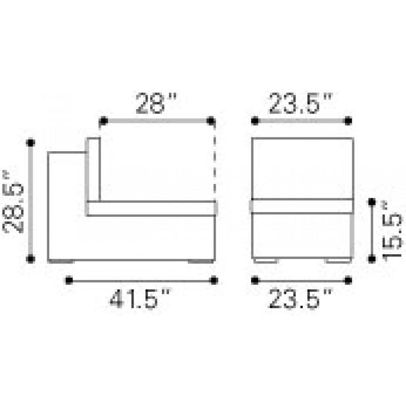 Espresso Middle Chair Z7801