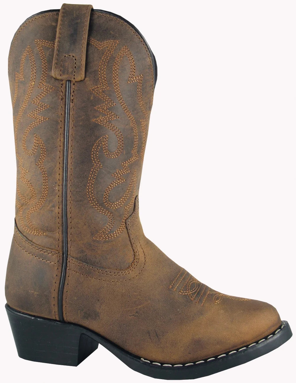 Denver Brown Oiled Leather Western Boots L52279