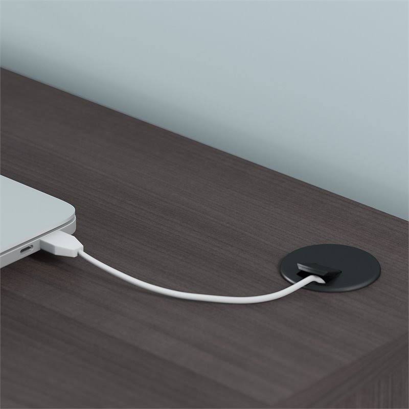 Heather Gray Corner Desk H880258