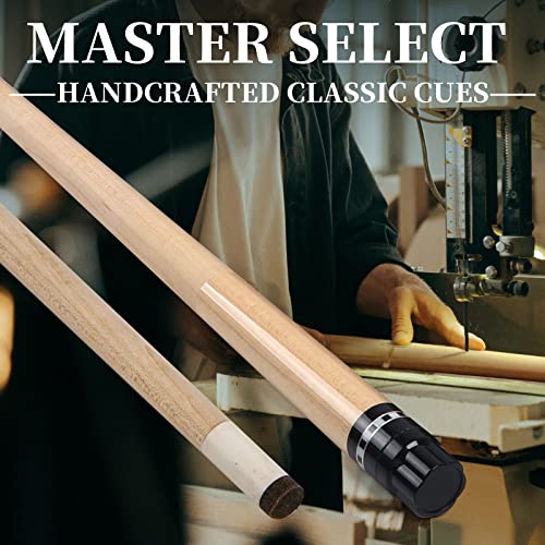58 Inch Pool Cue Stick Set with Black Pool Cue Case D387