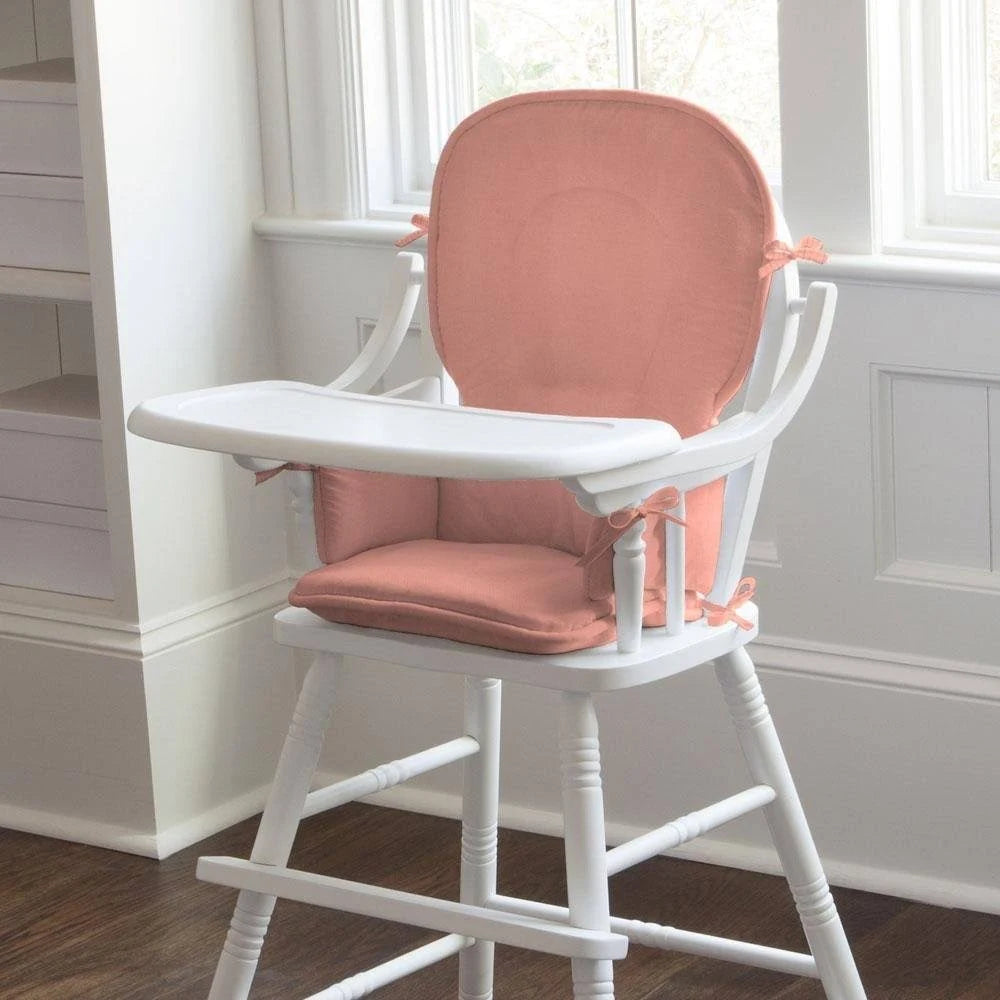 Solid Light Coral High Chair Pad X280