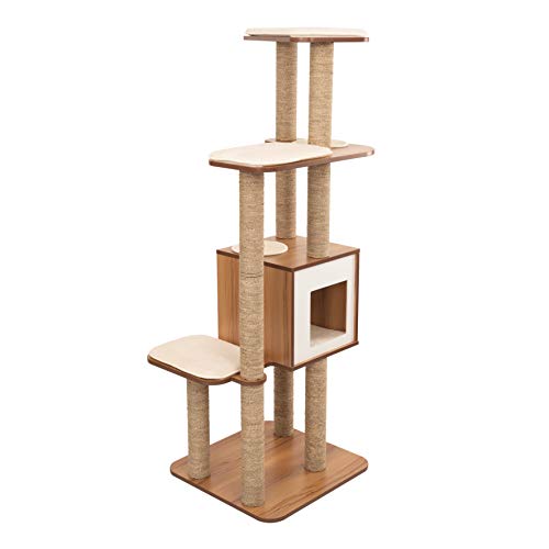 Walnut Extra Large Cat Tree Q932