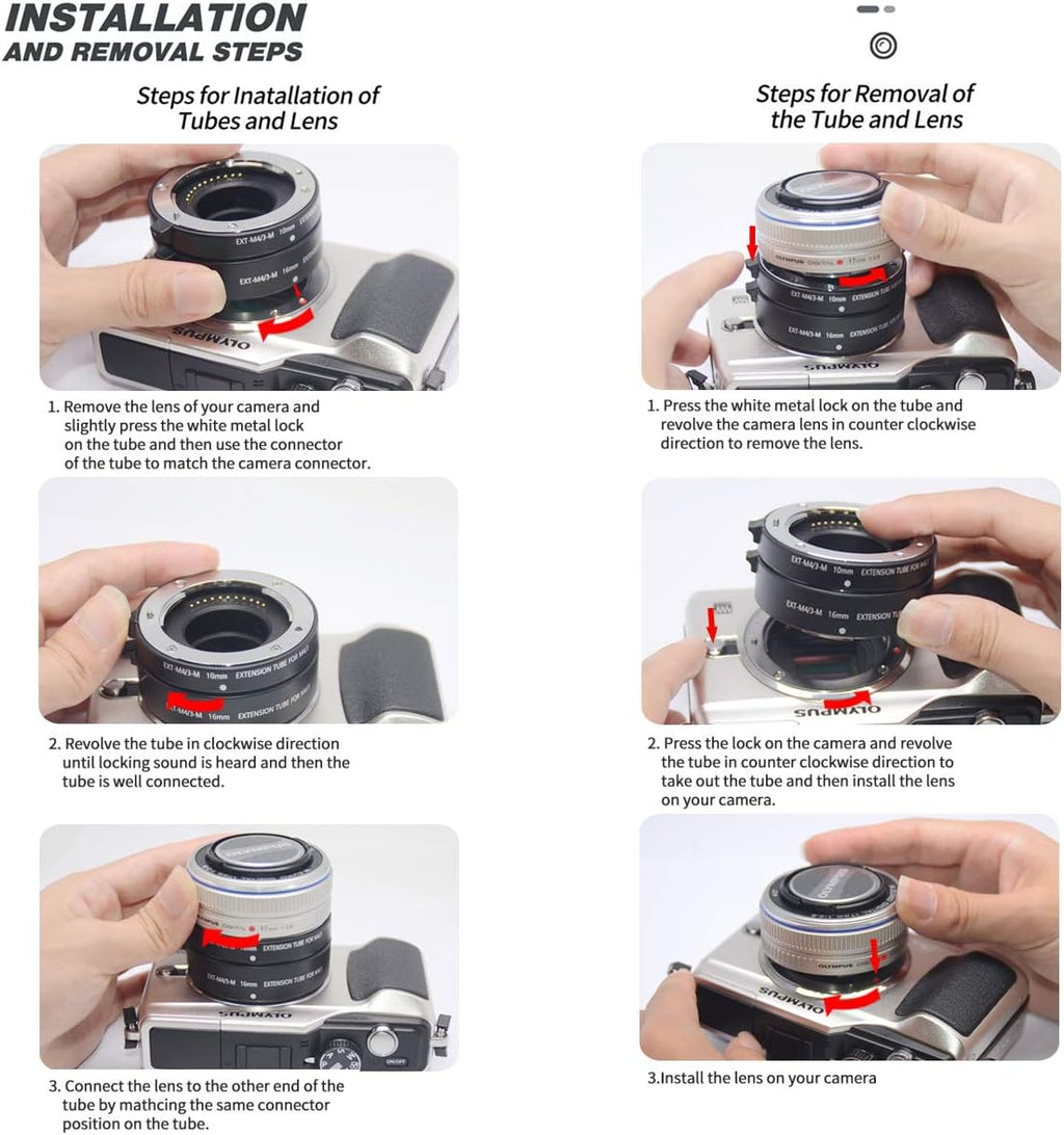 Extension Tube for Micro 4/3 System Camera R763