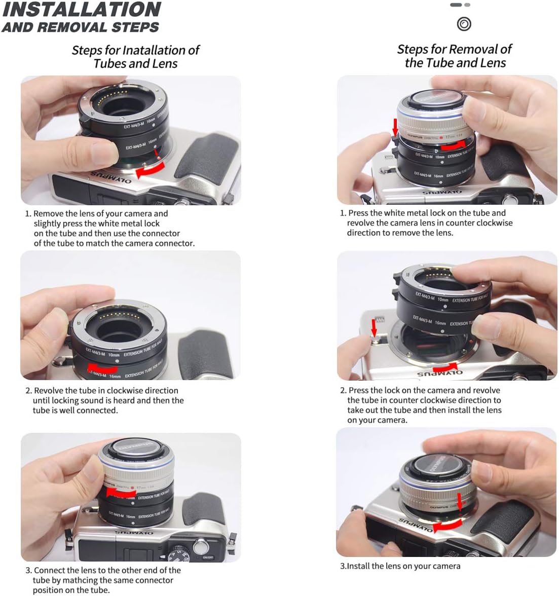 Extension Tube for Micro 4/3 System Camera R763