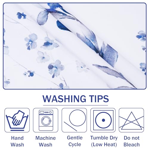 Watercolor Wildflower Waterproof Polyester Tablecloth 60x104 Inch K50129