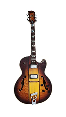6 String Semi-Hollow-Body Electric Guitar Natural X120424
