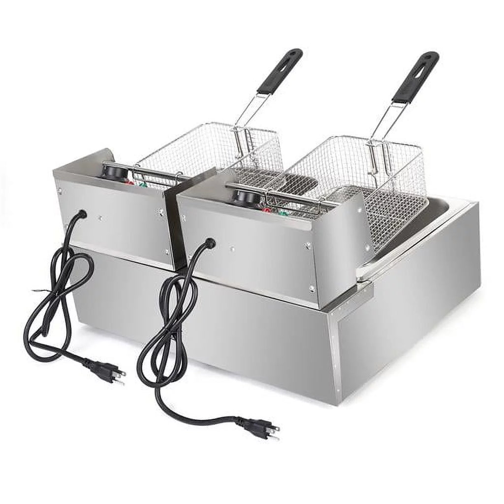 5000W 12.7QT Stainless Steel Electric Fryer N44602