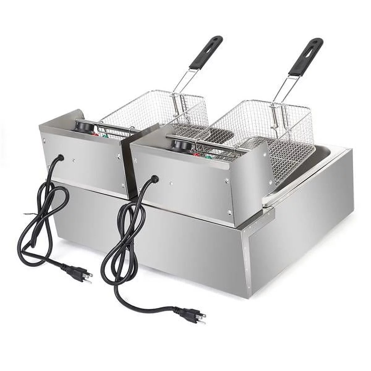 5000W 12.7QT Stainless Steel Electric Fryer N44602