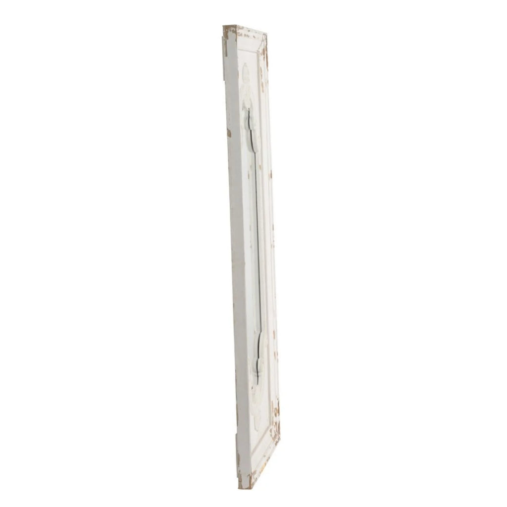 White Antique Style Large Rectangular Wall Mirror P258
