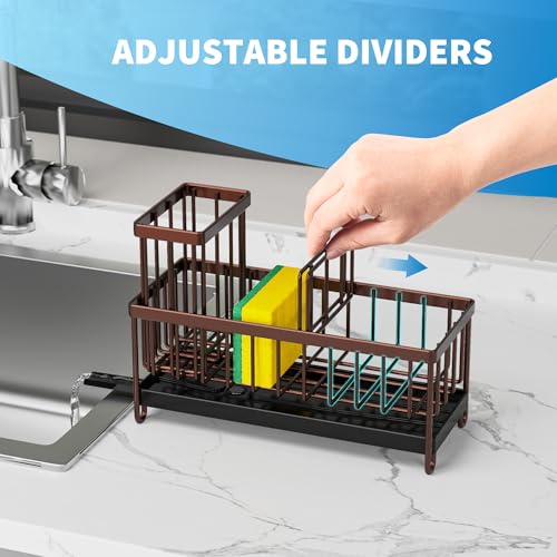 Sponge Holder Kitchen Sink Organizer 304 Stainless Steel N495