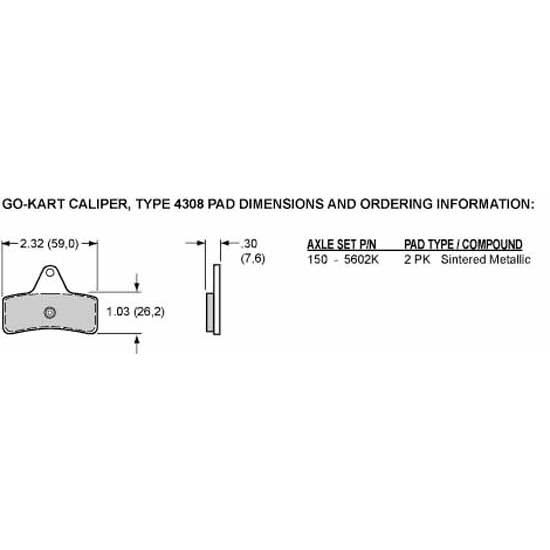 Caliper with 1.00in Pistons .125in Disc B64639