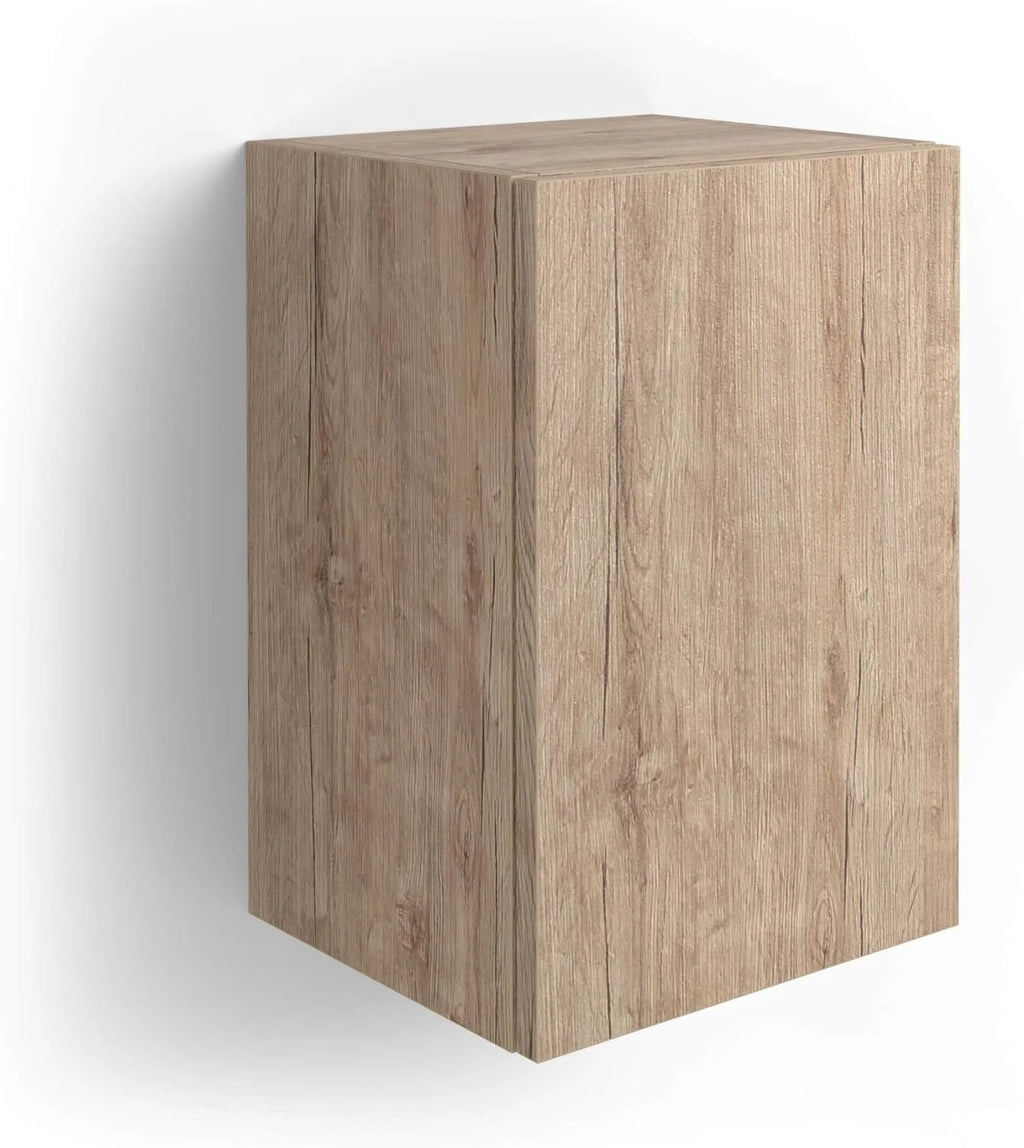 Cube Wall Unit With Door Oak M831989
