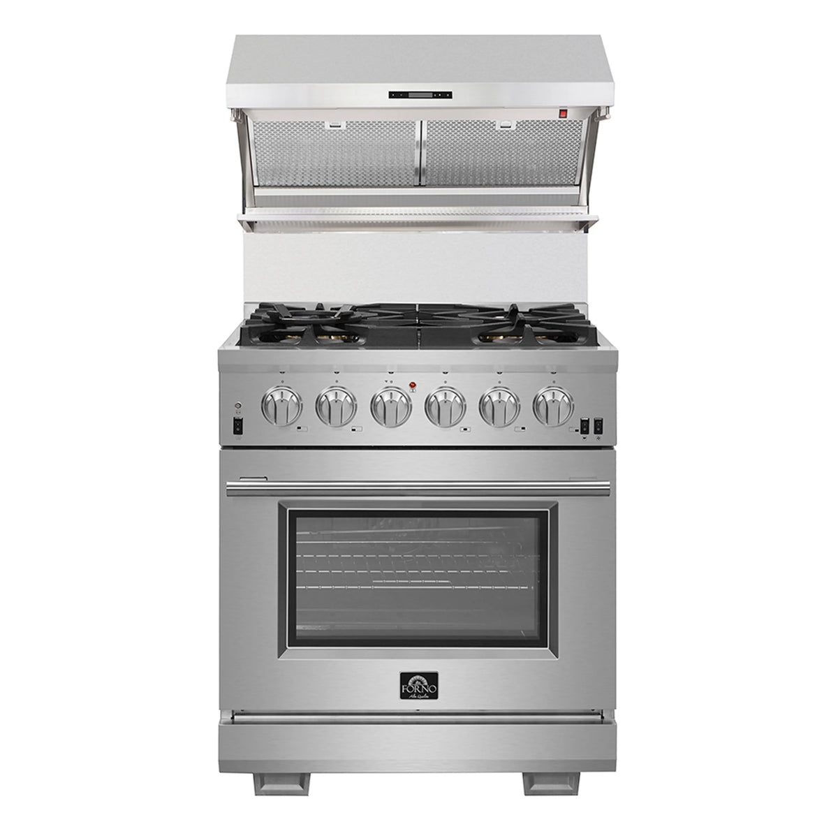 30" Wall Mount Range Hood with Hybrid Filters & Back Splash U6442
