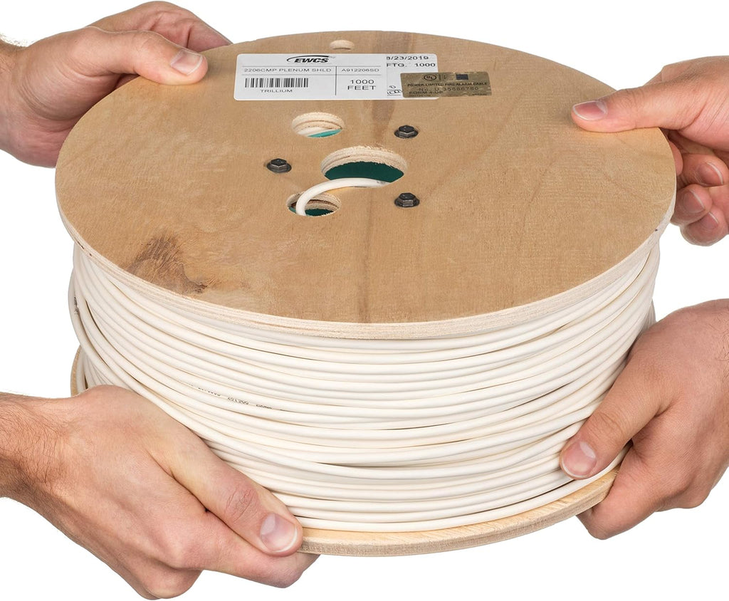 22 AWG 6 Conductor Shielded Plenum Cable 500 Feet F244902